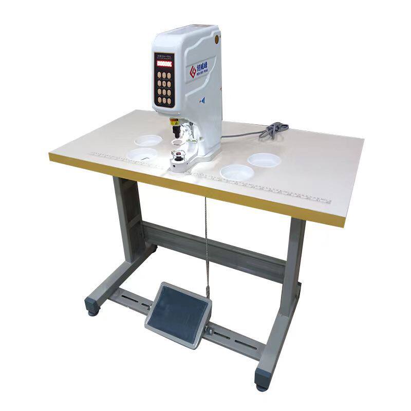 塑料金属四合扣按扣安装工具订扣机器818电动打扣机半自动工字扣
