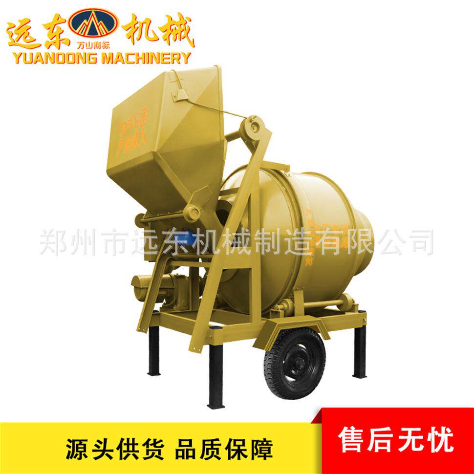 搅现货117JZC400全动翻斗拌机滚筒式厚加水泥砂自浆拌料工地用搅