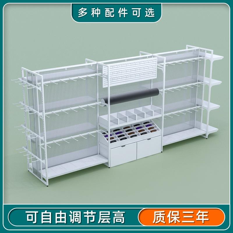 全白色挂钩货架玩具店文示店展示柜品精品饰店展架宠物货柜陈281