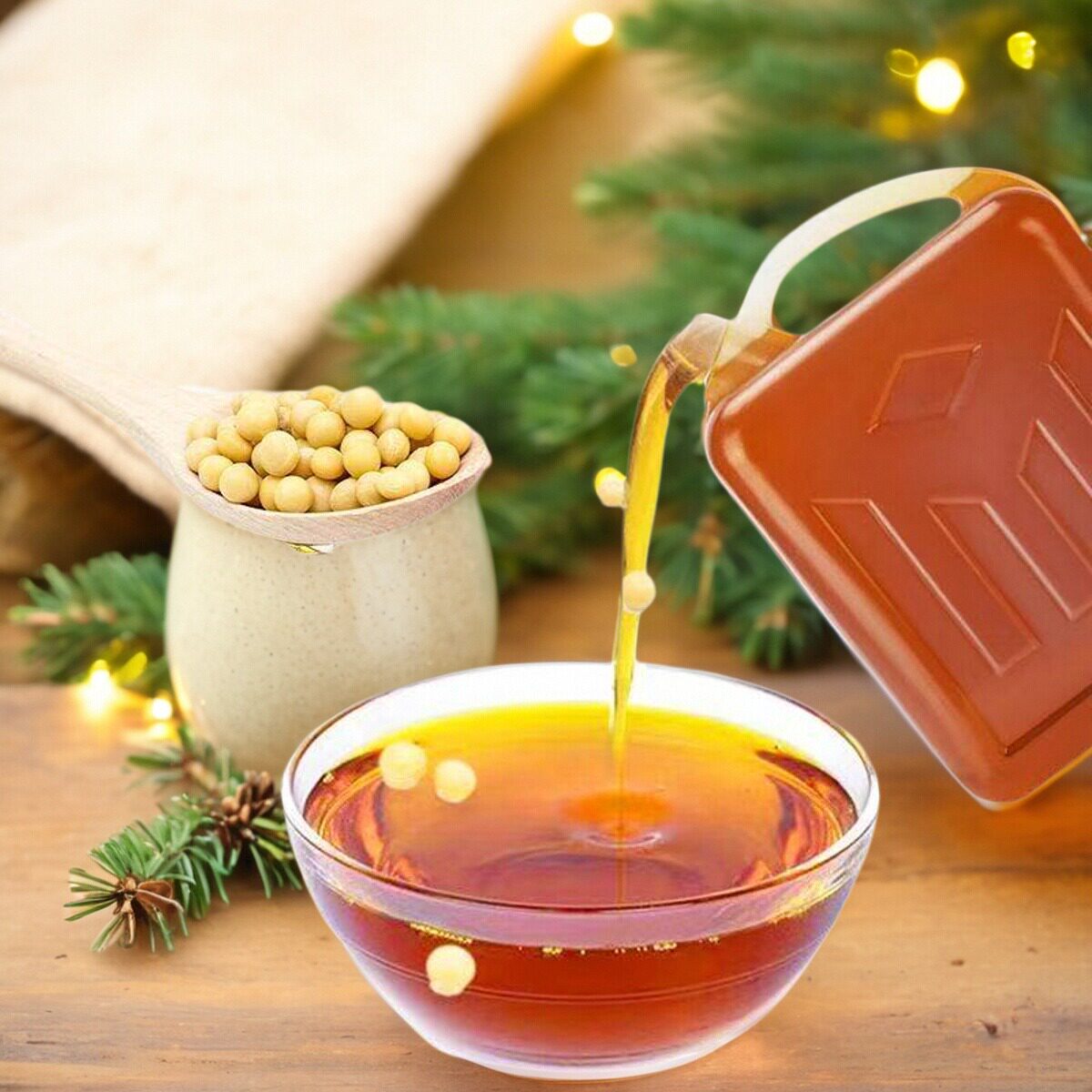 式压榨方桶2.5L纯笨榨大豆油家用