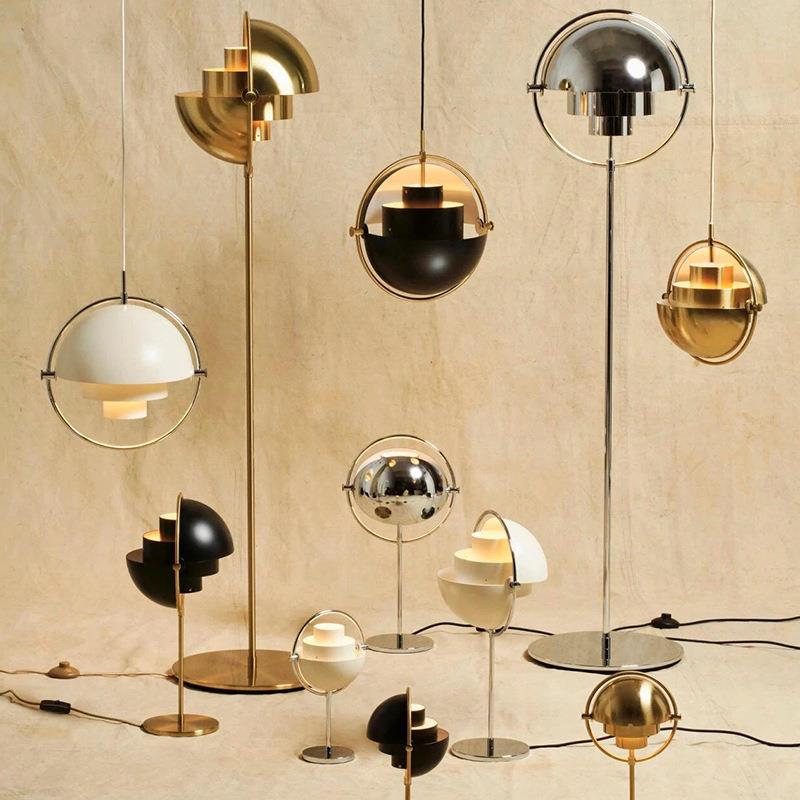 丹麦Multilite落地灯欧式轻奢设计师简约别墅卧室客厅高级感台灯