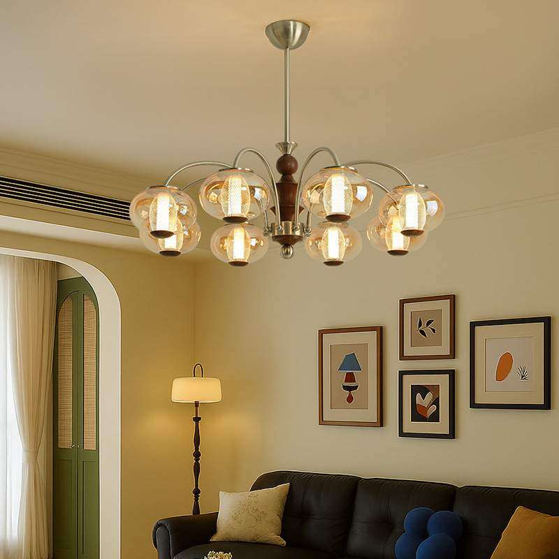 中古美式吊灯新款复古法式客厅主灯胡桃木色餐厅高级感氛围感灯具,纺织面料/辅料/配套,纺织机械配件,淘宝优惠券,粉丝福利购,淘宝优惠卷