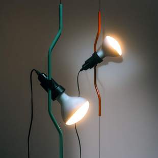 意大利Parentesi极简落地灯设计师客厅背景墙创意卧室氛围床头灯