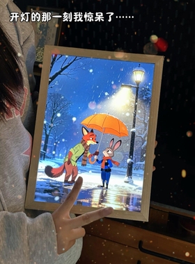 开灯的时候真的被惊艳了！