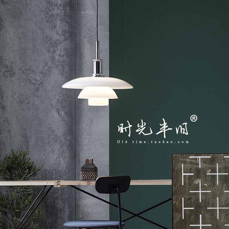 北欧丹麦小吊灯ph3/4单头三头玻璃创意个性吧台餐桌餐厅吊灯