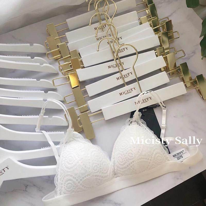 纯白色实木衣架定制LOGO男女服装店挂文胸内裤内衣店吊带用婚纱店,收纳整理,木质衣架,淘宝优惠券,粉丝福利购,淘宝优惠卷