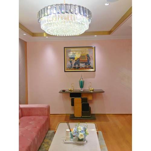 意式轻奢玄关台套房别墅大小户型后现代港式简约进门实木玄关条案