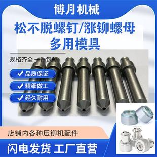 现货 松不脱螺钉模具冲头 涨铆螺母模具 压铆机配件 铆钉机模具