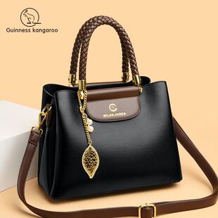 吉尼斯袋鼠秋冬新款时尚斜挎包复古单肩包大容量百搭女士手提包