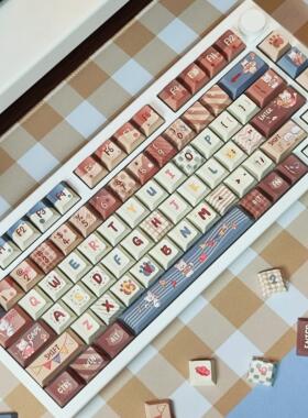 向晚外设原厂高度猫猫音乐会机械键盘键帽140键