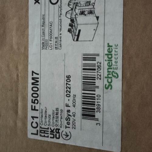 LC1F500M7 交流接触器 220V工控自动化配件议价维修