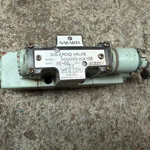NS692N-6-ACB-50 电磁阀 NAKAKITA AC220V 工控液压元件议价维修
