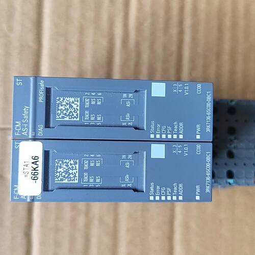 3RK7136-6SC00-0BC1 AS-i Safety F-CM 工控自动化模块议价维修