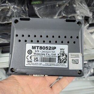 MT8052iP 威纶通触摸屏 4.3寸工业级 24VDC USB串口接口议价维修
