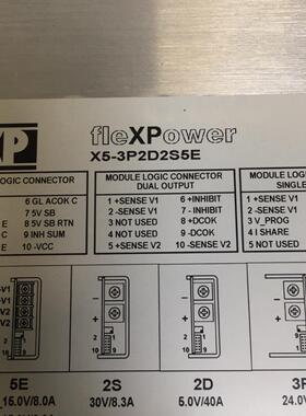 X5-3P2D2S5E fleXPower 工业电源 多路输工控电源模块议价维修
