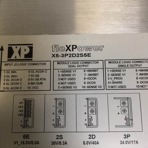 X5-3P2D2S5E fleXPower 工业电源 多路输工控电源模块议价维修