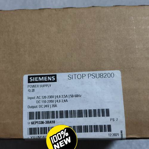 6EP1336-3BA10 SITOP电源模块 DC24V 20A PSU8200议价维修