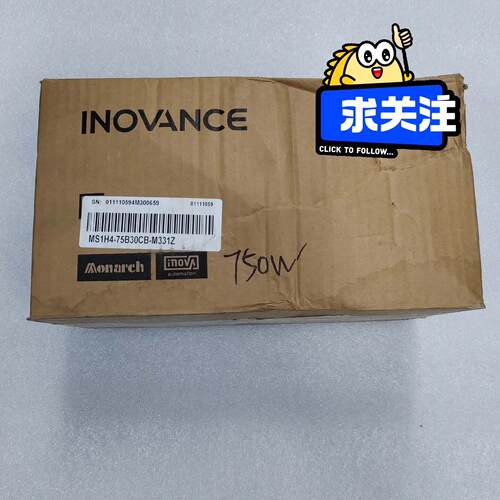 MS1H4-75B30CB-M331Z 汇川伺服电机 750W 工控马达议价维修