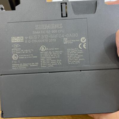 6ES7 312-5BF04-0AB0 CPU模块 S7-300系列工控模块议价维修