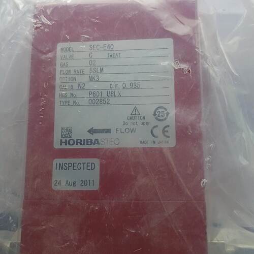 SEC-E40 质量流量控制器 O2 5SLM MK3 工控配件议价维修