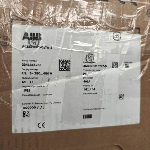 acs510-01-017a-4 ABB变频器 510系列7.5kw议价维修