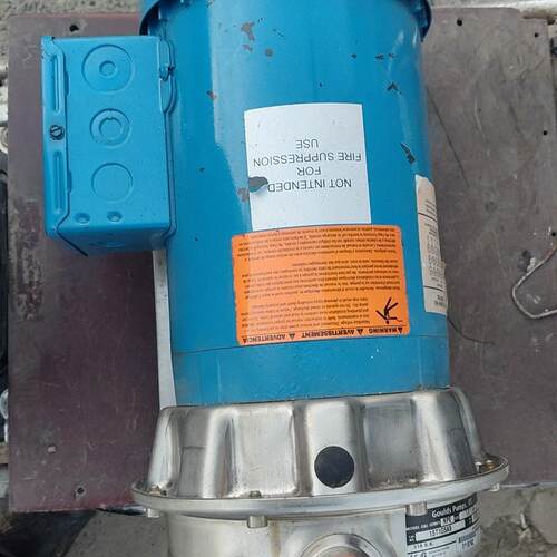 1ST1G9B4/NPE 端吸离心泵 316SS泵头 380V 1.1kw 古尔兹议价维修