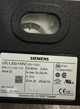 LFL1.333-110V VPS 504 S02 QRA2M 燃烧控制器 工控配件议价维修