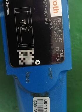 ZDBT-XP2-10/160 0811104112 液压阀 工控自动化配件议价维修