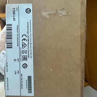 1768-L45 AB CompactLogix存储控制器 工控模块 质保一年议价维修