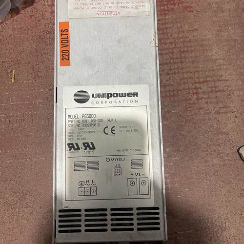 PG5000 UNIPOWER工业电源 110V220V两档输入 输24V21A议价维修