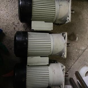 利明 减速刹车电机 400W速比1:10 22轴 工控电机议价维修