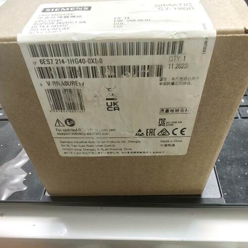 6ES7214-1HG40-0XB0 CPU模块 中央处理器模组 S7-1200议价维修