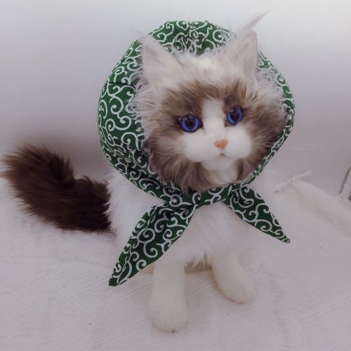 柴犬离家出走小包袱猫咪狗狗专用睡觉装饰围脖饰品兜可爱宠物枕头