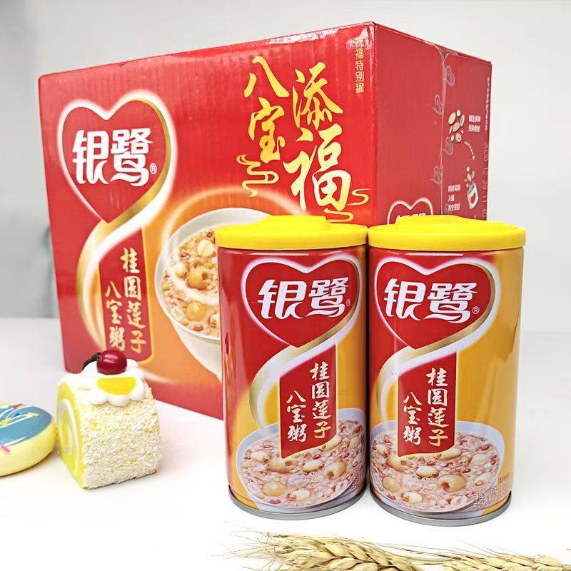 银鹭桂圆莲子八宝粥360g*12罐