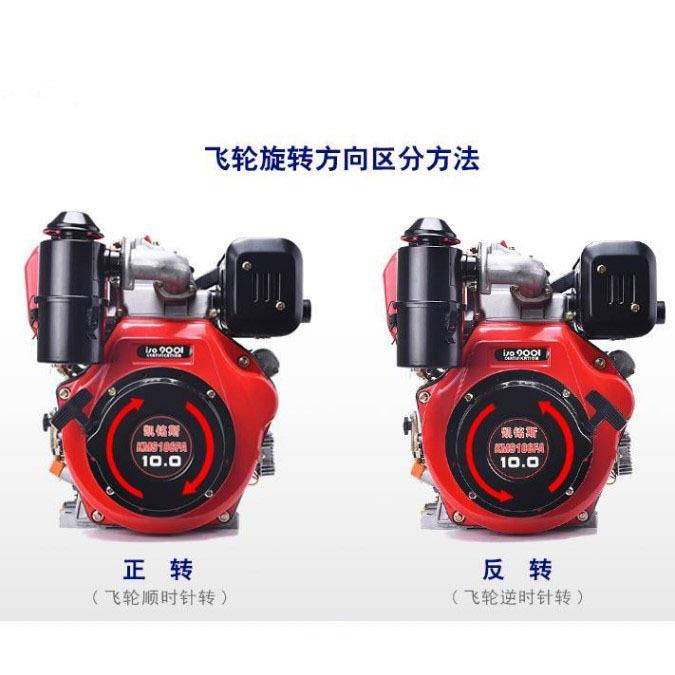 微耕机配件单缸风冷柴油机186188173F启动马达改装电起动全套