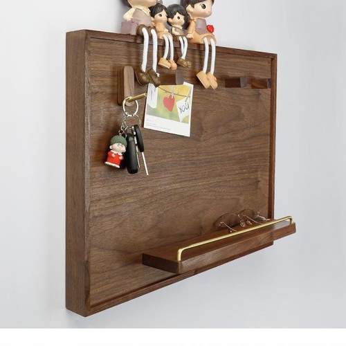 黑户桃木胡电表箱遮挡置物架装饰画弱1zj65730电闸开层关遮丑入玄