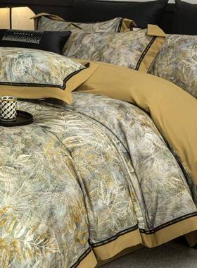 秋冬全OKE棉厚生套态磨毛纯加棉件保暖被四套枕套不掉色起球四件