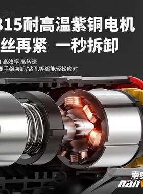 南威无冲击电动扳HVM手充电刷锂扳手架子工木工大扭太力汽修电风