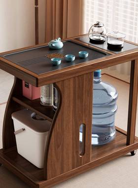 移茶桌动家用小户茶台实木茶车水LLE烧壶一体茶型水柜茶边几功夫