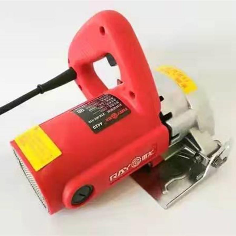 雷尤442瓷0云石机4寸木工锯片石切割机1450W材4420水泥切割机开槽