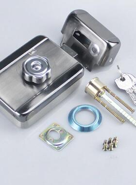 门禁单电刷控锁DC06卡电机静音锁灵性锁元楼宇小区门禁I刷卡锁智