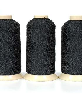 黑色反光线厂绳家幻彩光绣花线针带反光织纱线高亮双面XC反反光