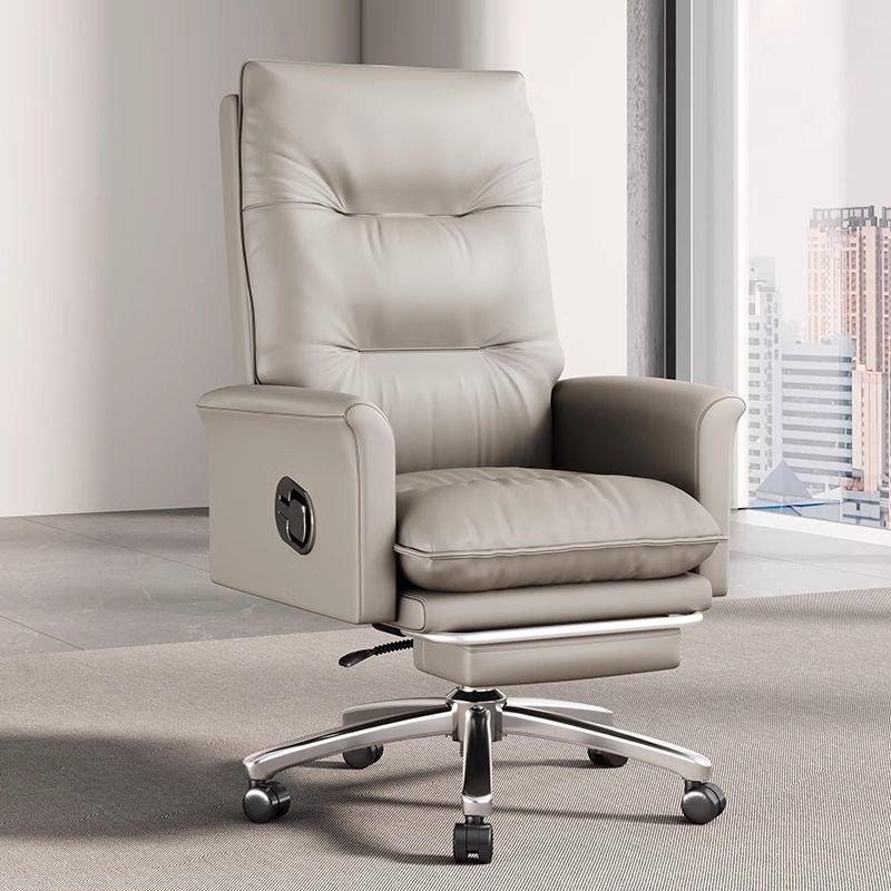 现代简约椅商务办公室老QSZ椅办学公人体工久坐靠背可板躺电脑大