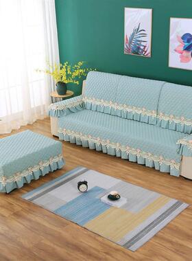 沙发垫四季通用艺防滑简约现代沙pxx10048发套布包坐脚踏全靠背垫