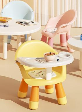 宝儿宝餐婴儿餐桌椅童叫叫椅吃饭椅家用EZQ小椅子凳子靠背椅座椅