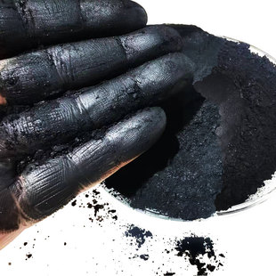 厂家销售黑色珠光粉黑闪光粉炭黑银黑光泽云母粉珠光颜料调色粉