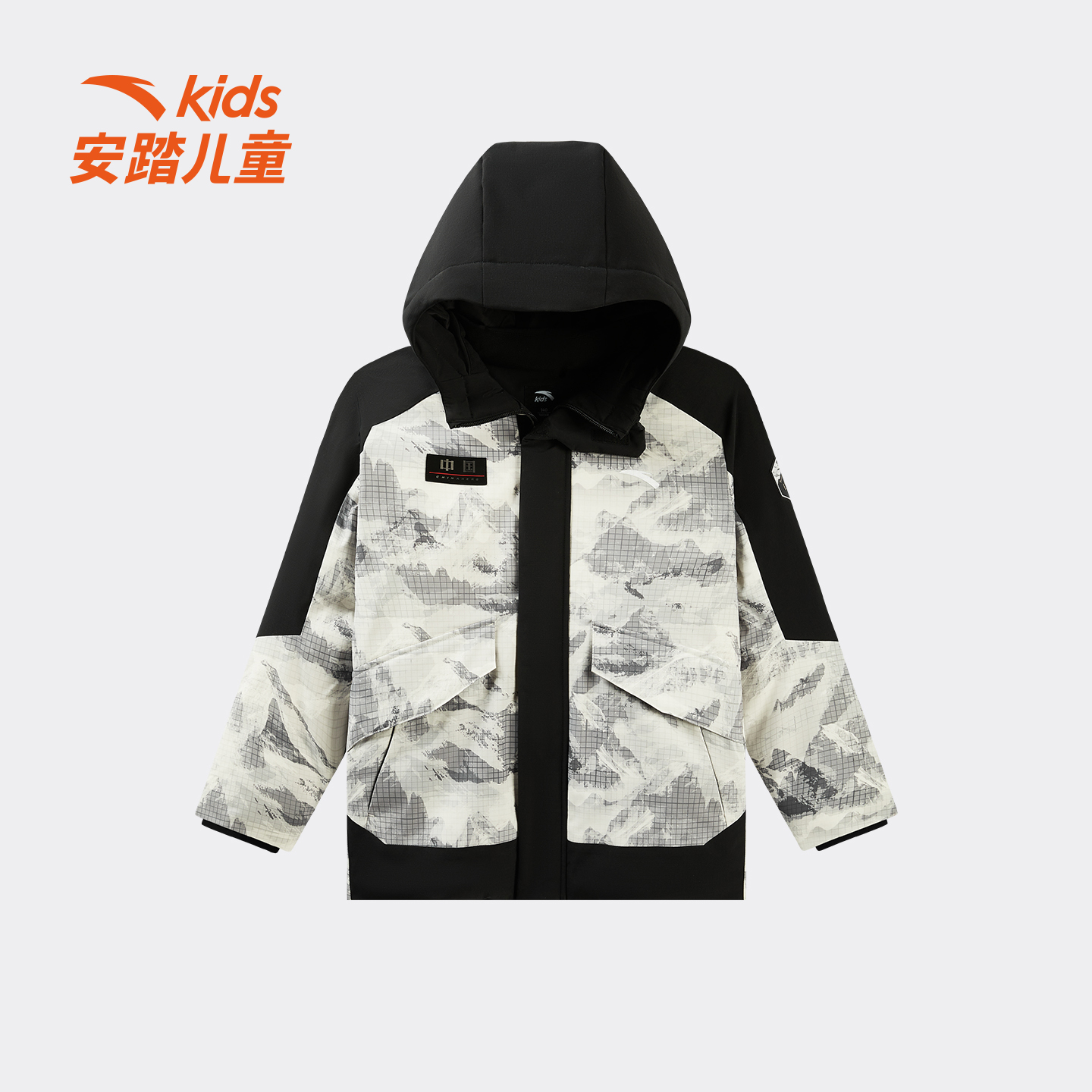 安踏儿童冬季新款大童冰甲羽绒服