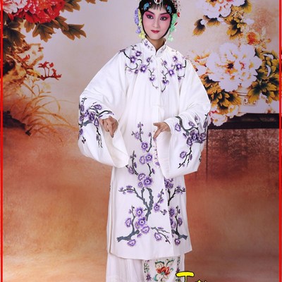 速发祥龙戏装花绉服软青衣披/京剧戏梅戏曲服装小旦花旦小姐青衣