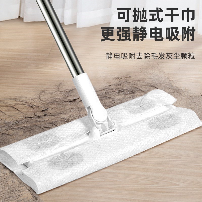 速发拖把家用一拖净202新款拖布免手洗静电除尘地拖懒人神器平板