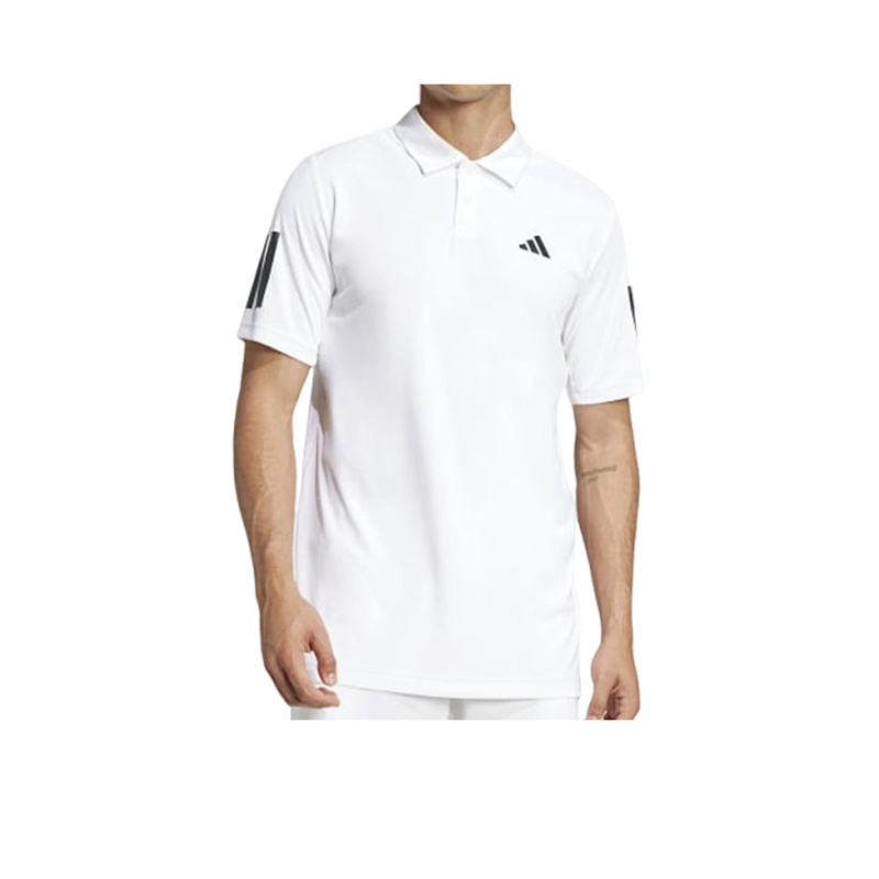 【自营】阿迪达斯男子CLUB 3STR POLO运动休闲短袖T恤JE0412